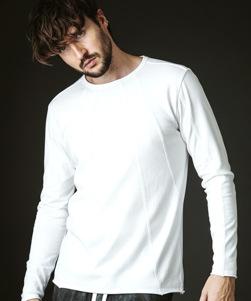 NO ID.(ノーアイディ)の「【NO ID.】Multi Seam Crew Neck Pullover / マルチ シーム クルーネック プルオーバー(Tシャツ/カットソー・メンズ・グレー/ブラック/ホワイト・ONE SIZE)」の1枚目の写真