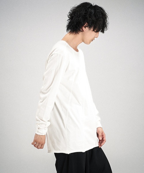 NO ID.(ノーアイディ)の「【NO ID.】Multi Seam Crew Neck Pullover / マルチ シーム クルーネック プルオーバー(Tシャツ/カットソー・メンズ・グレー/ブラック/ホワイト・ONE SIZE)」の8枚目の写真