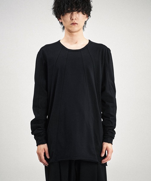 NO ID.(ノーアイディ)の「【NO ID.】Multi Seam Crew Neck Pullover / マルチ シーム クルーネック プルオーバー(Tシャツ/カットソー・メンズ・グレー/ブラック/ホワイト・ONE SIZE)」の19枚目の写真