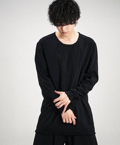 NO ID.(ノーアイディ)の「【NO ID.】Multi Seam Crew Neck Pullover / マルチ シーム クルーネック プルオーバー(Tシャツ/カットソー・メンズ・グレー/ブラック/ホワイト・ONE SIZE)」の20枚目の写真