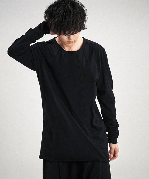 NO ID.(ノーアイディ)の「【NO ID.】Multi Seam Crew Neck Pullover / マルチ シーム クルーネック プルオーバー(Tシャツ/カットソー・メンズ・グレー/ブラック/ホワイト・ONE SIZE)」の21枚目の写真