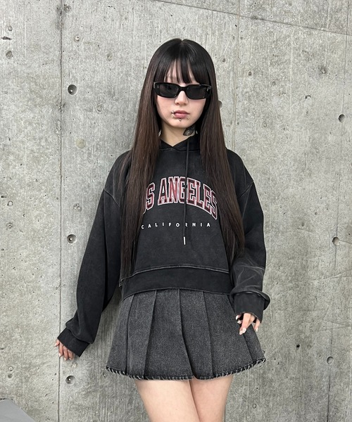 Figments（フィグメンツ）の「LAピグメントパーカー（パーカー・レディース・ブラック・FREE）」の6枚目の写真