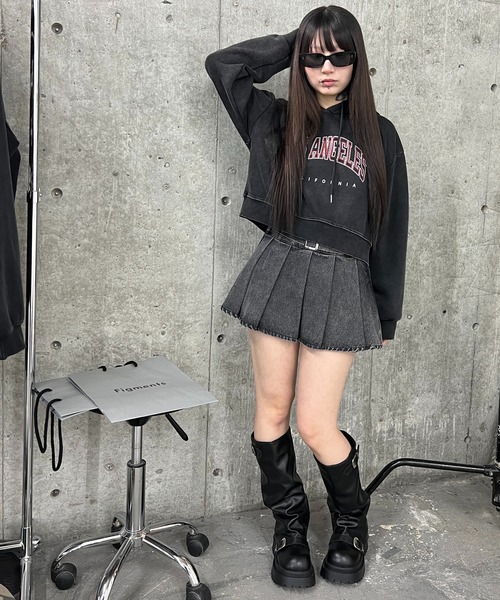 Figments（フィグメンツ）の「LAピグメントパーカー（パーカー・レディース・ブラック・FREE）」の7枚目の写真