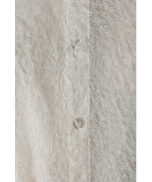 STYLEMIXER(スタイルミキサー)の「フリンジフェザーシャツ(シャツ/ブラウス・レディース・パープル/ホワイト/ブラック・FREE)」の8枚目の写真