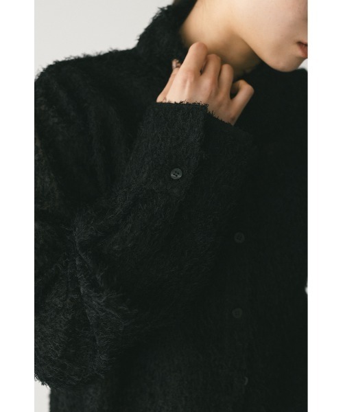 STYLEMIXER(スタイルミキサー)の「フリンジフェザーシャツ(シャツ/ブラウス・レディース・パープル/ホワイト/ブラック・FREE)」の15枚目の写真