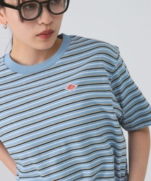 DANTON / コットン ジャージー Tシャツ 【夏 半袖 Tシャツ ダントン ボーダー 夏先取り】