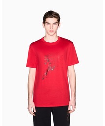【A|X アルマーニ エクスチェンジ】＜CHINESE NEW YEAR CAPSULE＞AXロゴ ホースデザイン 半袖クルーネックTシャツ/REGULAR