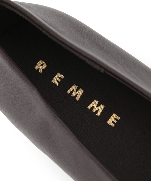 REMME(レメ)の「【REMME/レメ】SHEEP LEATHERパンプス(パンプス・レディース・ブラウン系その他/オフホワイト/ブラック・40/38/36)」の9枚目の写真