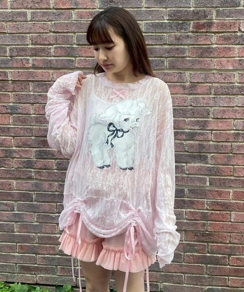 Candy Stripper(キャンディストリッパー)の「TULLE FRILL ショーツ(その他パンツ・レディース・ピンク/オフホワイト/ブラック・FREE)」の16枚目の写真