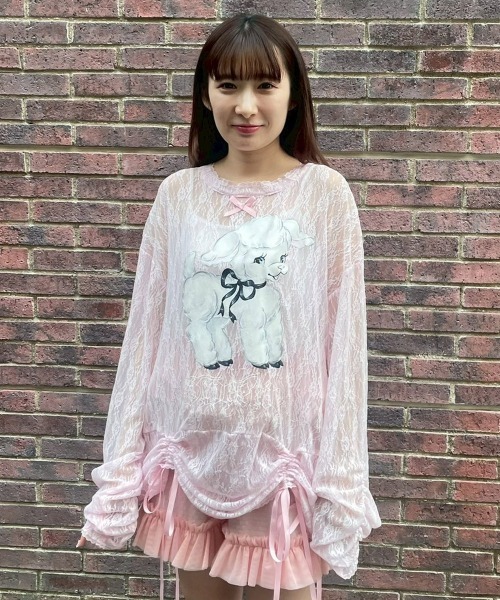 Candy Stripper(キャンディストリッパー)の「TULLE FRILL ショーツ(その他パンツ・レディース・ピンク/オフホワイト/ブラック・FREE)」の18枚目の写真