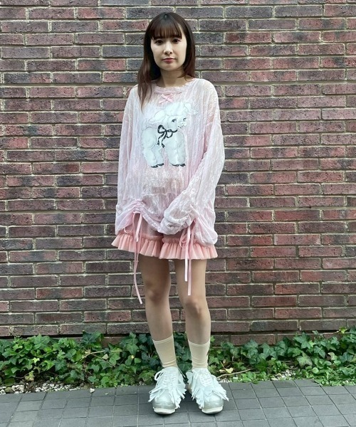 Candy Stripper(キャンディストリッパー)の「TULLE FRILL ショーツ(その他パンツ・レディース・ピンク/オフホワイト/ブラック・FREE)」の20枚目の写真