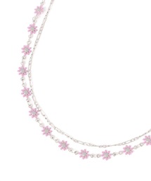 GLOBAL WORK（グローバルワーク）の「ステンレスカラーフラワーネックレス/634172（ネックレス）」