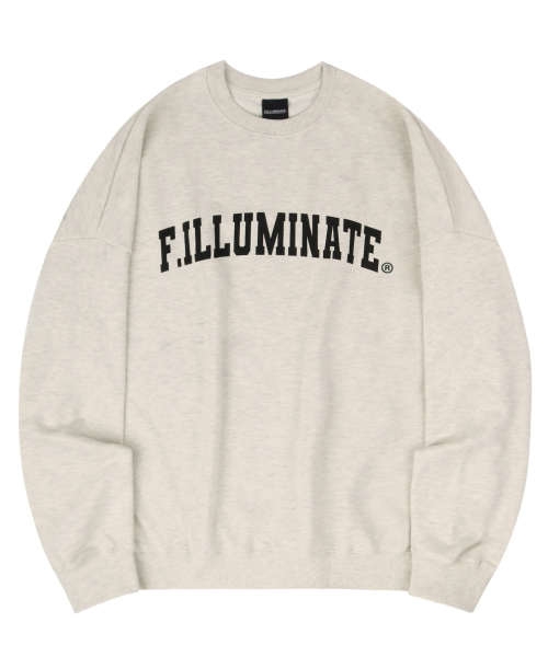 F.ILLUMINATE（フィルミネイト）の「[FW]オーバーフィットアーチロゴスウェットシャツ - オートミール（スウェット・メンズ・その他・S/M/L/XL）」の8枚目の写真