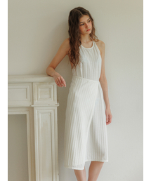 PSUCHE（プシュケ）の「オープンバックラップワンピース - クリームホワイト（ワンピース）」