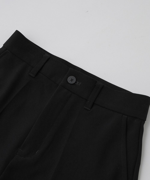 X-girl（エックスガール）の「CURVED CUT PANELED PANTS（スラックス・レディース・グレー/ブラック・S/M）」の8枚目の写真