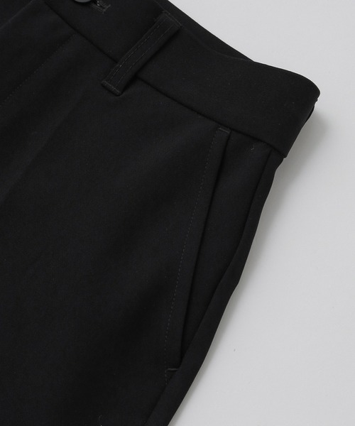 X-girl（エックスガール）の「CURVED CUT PANELED PANTS（スラックス・レディース・グレー/ブラック・S/M）」の10枚目の写真