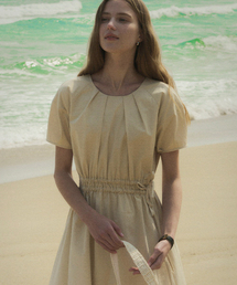 TILL I DIE（ティルアイダイ）の「String detail dress TISU02OP03_Beige（ワンピース）」