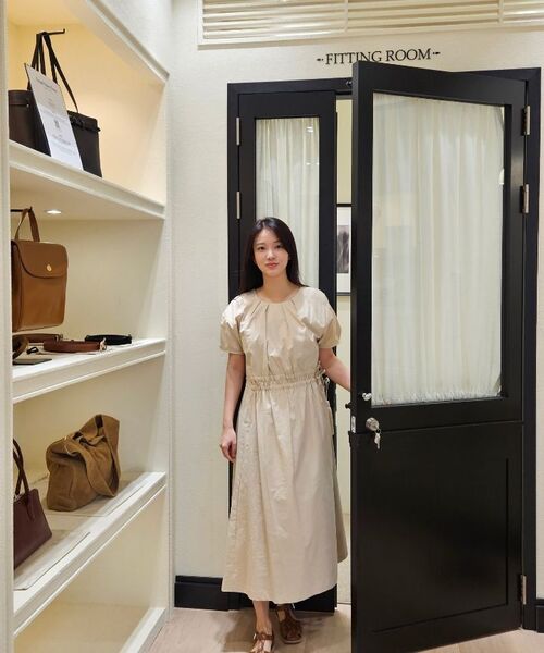 TILL I DIE(ティルアイダイ)の「String detail dress TISU02OP03_Beige(ワンピース・レディース・ベージュ・FREE)」の2枚目の写真