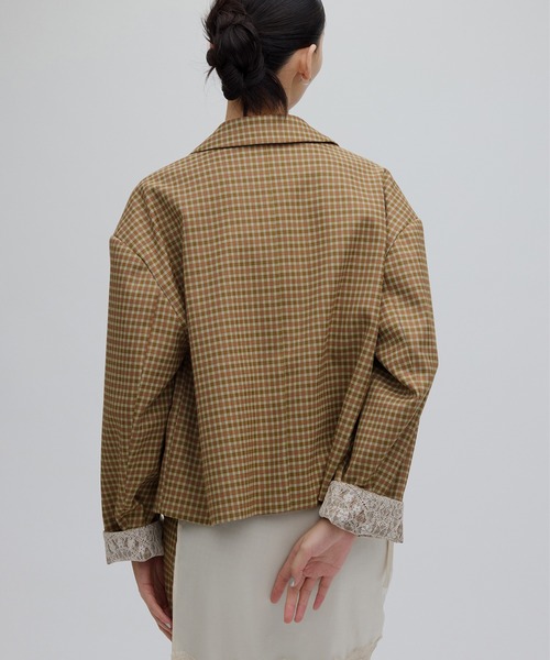 OVER WIDE SHOULDER JACKET（テーラードジャケット）｜Ameri（アメリ