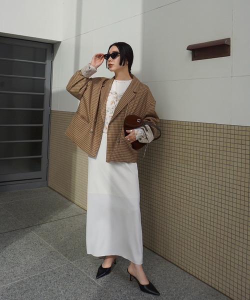 OVER WIDE SHOULDER JACKET（テーラードジャケット）｜Ameri（アメリ