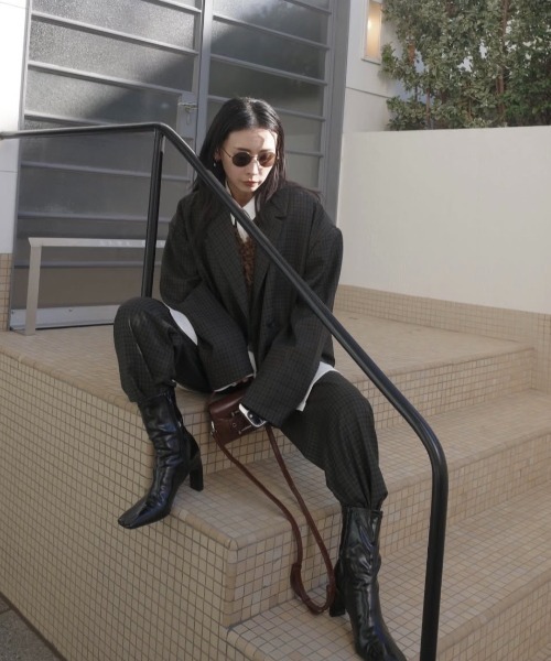 OVER WIDE SHOULDER JACKET（テーラードジャケット）｜Ameri（アメリ