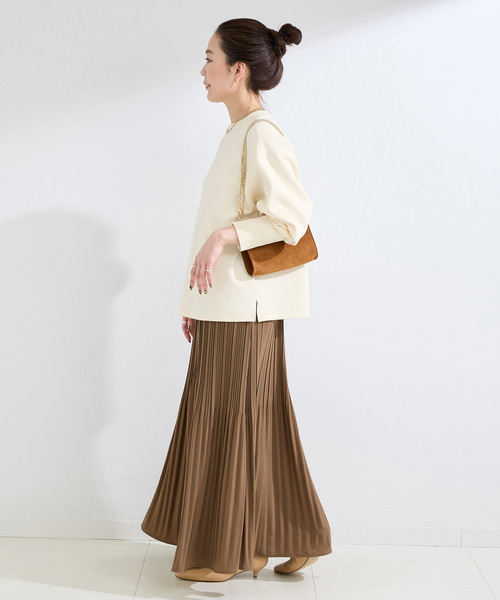 B.C STOCK(ベーセーストック)の「《2点セット》ダンボールプルオーバー/キャミワンピースセット(ワンピース・レディース・ホワイト/チャコールグレー・FREE)」の13枚目の写真