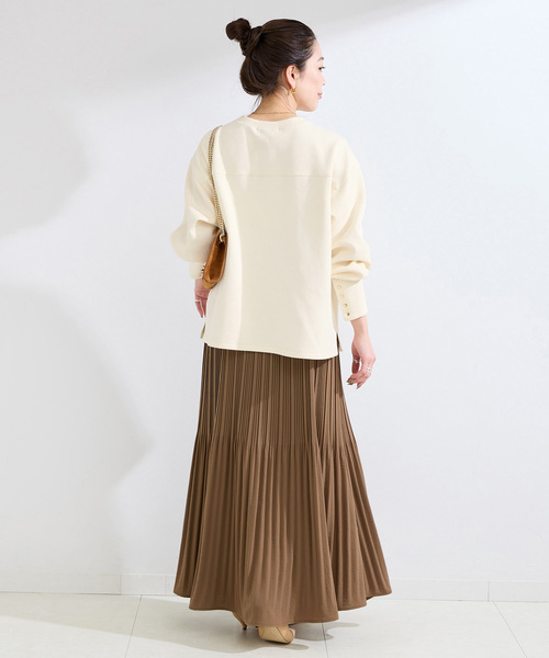 B.C STOCK(ベーセーストック)の「《2点セット》ダンボールプルオーバー/キャミワンピースセット(ワンピース・レディース・ホワイト/チャコールグレー・FREE)」の14枚目の写真