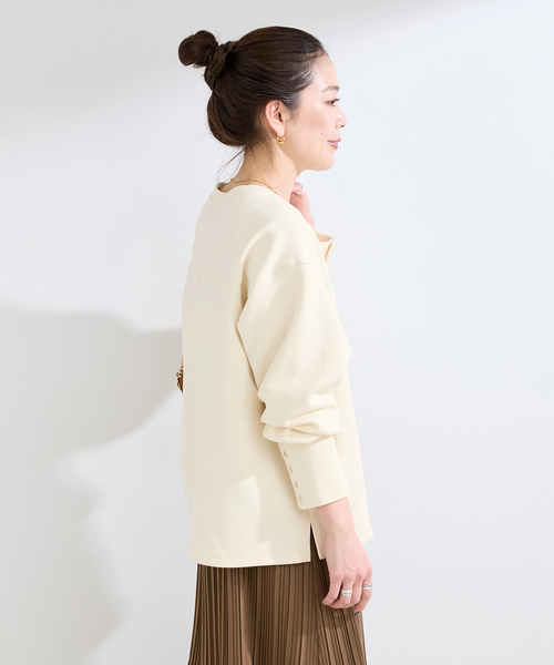 B.C STOCK(ベーセーストック)の「《2点セット》ダンボールプルオーバー/キャミワンピースセット(ワンピース・レディース・ホワイト/チャコールグレー・FREE)」の16枚目の写真