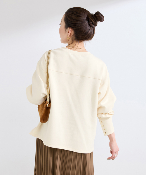 B.C STOCK(ベーセーストック)の「《2点セット》ダンボールプルオーバー/キャミワンピースセット(ワンピース・レディース・ホワイト/チャコールグレー・FREE)」の17枚目の写真