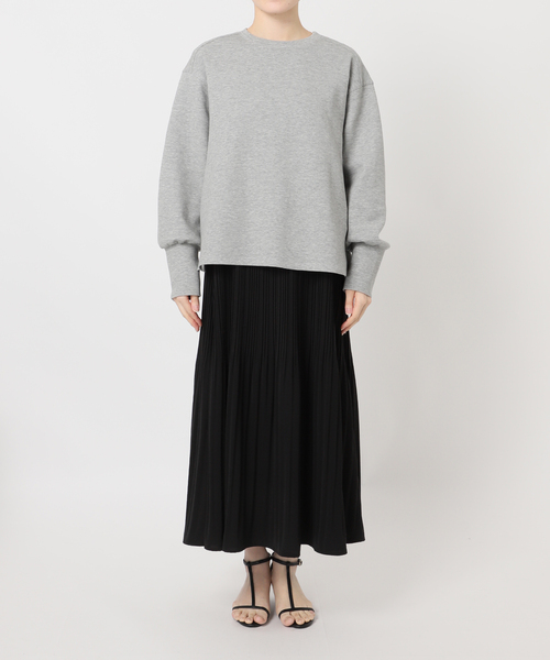 B.C STOCK(ベーセーストック)の「《2点セット》ダンボールプルオーバー/キャミワンピースセット(ワンピース・レディース・ホワイト/チャコールグレー・FREE)」の22枚目の写真