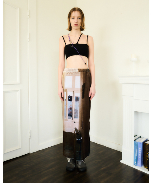 SEEN(シーン)の「VELVET PRINTING LONG SKIRT (Mix)(スカート・レディース・その他・ONE SIZE)」の1枚目の写真