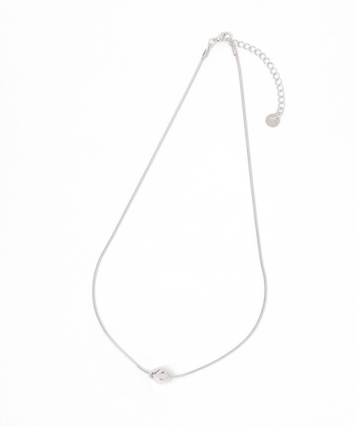 niko and...（ニコアンド）の「メタルワンポイントネックレス（ネックレス・レディース・グレー/イエロー・0）」の3枚目の写真