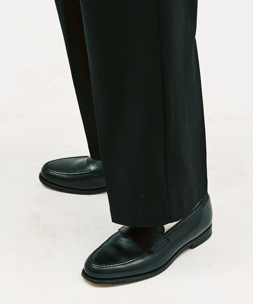 417 EDIFICE(フォーワンセブンエディフィス)の「Pサッカーダブルワイドセットアップ ”ジャケット1点+パンツ1点” の2点セット(セットアップ・メンズ・ブラック/ブラウン系その他/チャコールグレー・X-SMALL/SMALL/MEDIUM/LARGE)」の10枚目の写真