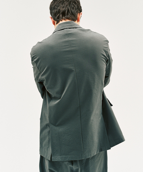 417 EDIFICE(フォーワンセブンエディフィス)の「Pサッカーダブルワイドセットアップ ”ジャケット1点+パンツ1点” の2点セット(セットアップ・メンズ・ブラック/ブラウン系その他/チャコールグレー・X-SMALL/SMALL/MEDIUM/LARGE)」の17枚目の写真