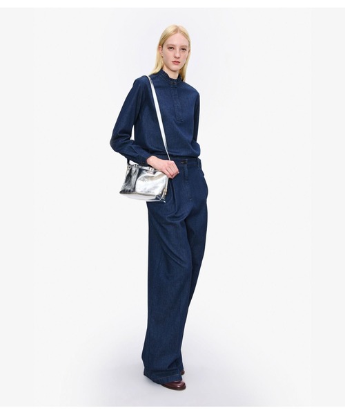 A.P.C.（アーペーセー）の「BLOUSE（シャツ/ブラウス・レディース・インディゴブルー・34/36/38）」の2枚目の写真