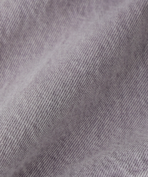 JOURNAL STANDARD relume（ジャーナルスタンダード　レリューム）の「＜Relume Jeans＞ コーンデニム カツラギ トラッカージャケット（デニムジャケット・メンズ・ナチュラル/ブラックミックス/ライトパープル・MEDIUM/LARGE）」の10枚目の写真