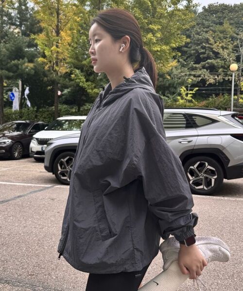 CARGOBROS FOR WOMAN（カーゴブロスフォーウィメン）の「ツーウェイエアライトウィンドブレーカー (ブラック)（ナイロンジャケット・レディース・その他・FREE）」の8枚目の写真