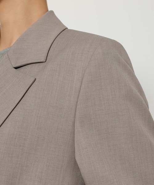 BABYLONE（バビロン）の「セミダブルジャケット（テーラードジャケット・レディース・ベージュ/モカ・36inch/38inch）」の9枚目の写真