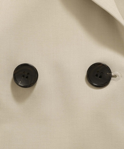 BABYLONE（バビロン）の「セミダブルジャケット（テーラードジャケット・レディース・ベージュ/モカ・36inch/38inch）」の10枚目の写真