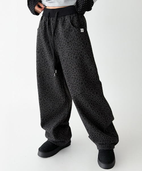 THE GREEN LAB（ザグリーンラボ）の「レオパードオビバンドパンツ[レオパードグレー]（その他パンツ・レディース・その他・FREE）」の13枚目の写真