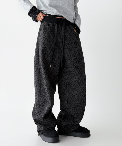 THE GREEN LAB（ザグリーンラボ）の「レオパードオビバンドパンツ[レオパードグレー]（その他パンツ・レディース・その他・FREE）」の22枚目の写真