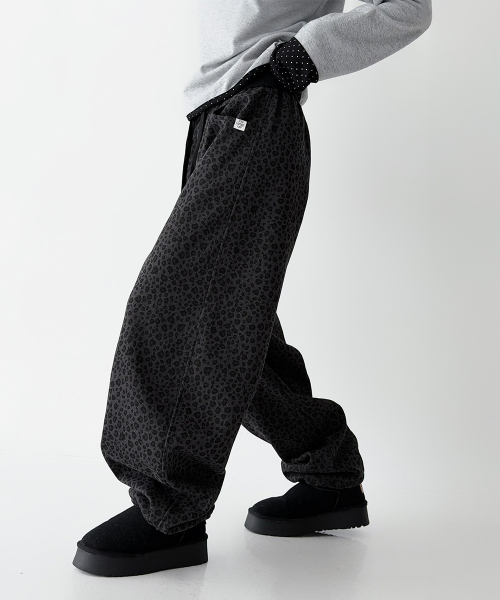 THE GREEN LAB（ザグリーンラボ）の「レオパードオビバンドパンツ[レオパードグレー]（その他パンツ・レディース・その他・FREE）」の20枚目の写真