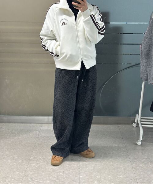 THE GREEN LAB（ザグリーンラボ）の「レオパードオビバンドパンツ[レオパードグレー]（その他パンツ・レディース・その他・FREE）」の3枚目の写真