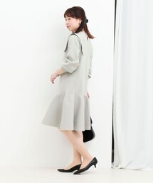 MICO COULIER | ミラノリブ　デザインワンピース(ワンピース)