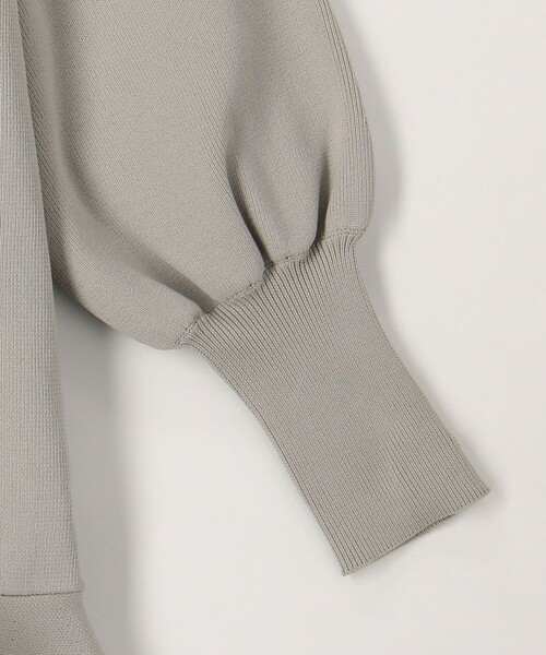 MICO COULIER（ミコクリエ）の「ミラノリブ　デザインワンピース（ワンピース・レディース・ネイビー/グレイッシュベージュ・38）」の17枚目の写真