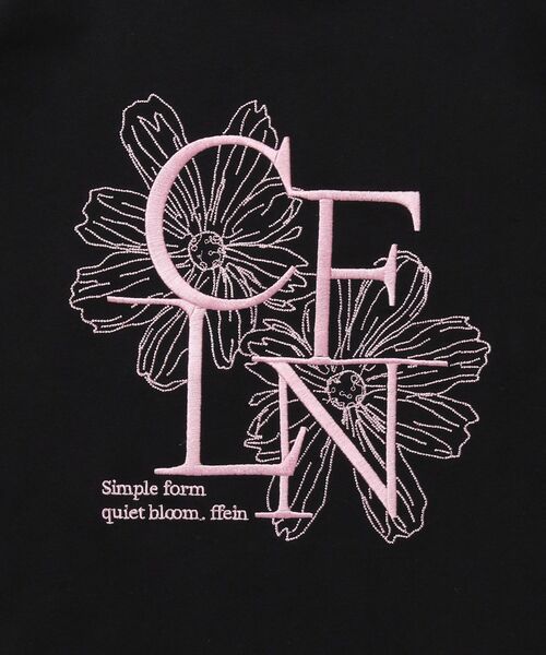 FFEIN(フェイン)の「【FFEIN(フェイン)】フラワー刺繍ロゴショート丈Tシャツ / Tシャツ クルーネック 半袖 刺繍 花柄 【短丈】(Tシャツ/カットソー・メンズ・ホワイト/ブラック/ネイビー・LARGE/MEDIUM/SMALL)」の21枚目の写真
