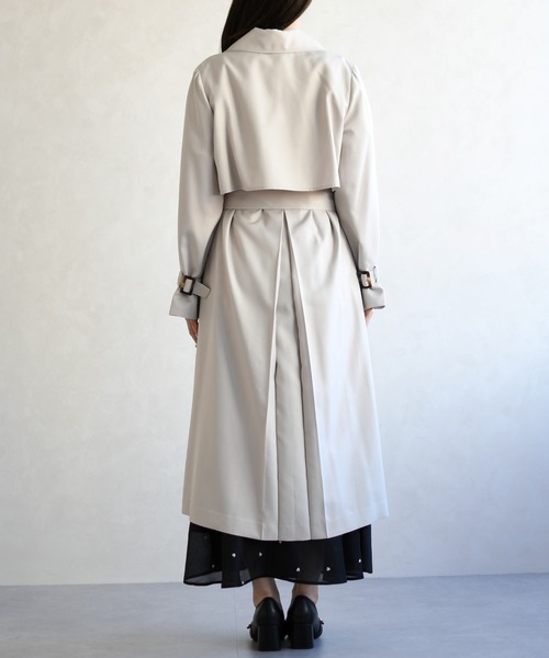 31 Sons de mode（トランテアン　ソン　ドゥ　モード）の「2026春夏新作 トレンチコート（トレンチコート・レディース・グリーン/ネイビー/ベージュ・M/S）」の14枚目の写真