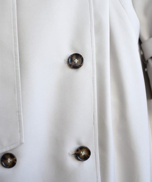 31 Sons de mode（トランテアン　ソン　ドゥ　モード）の「2026春夏新作 トレンチコート（トレンチコート・レディース・グリーン/ネイビー/ベージュ・M/S）」の18枚目の写真