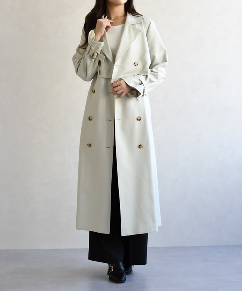 31 Sons de mode（トランテアン　ソン　ドゥ　モード）の「2026春夏新作 トレンチコート（トレンチコート・レディース・グリーン/ネイビー/ベージュ・M/S）」の6枚目の写真