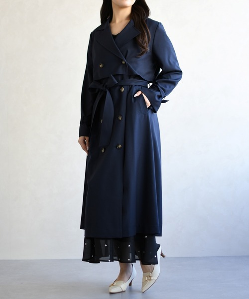 31 Sons de mode（トランテアン　ソン　ドゥ　モード）の「2026春夏新作 トレンチコート（トレンチコート・レディース・グリーン/ネイビー/ベージュ・M/S）」の11枚目の写真